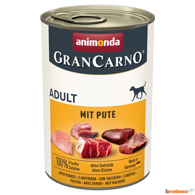 animonda GranCarno Original Adult, 6 x 400 g -... - Karmy dla psów - Gdynia