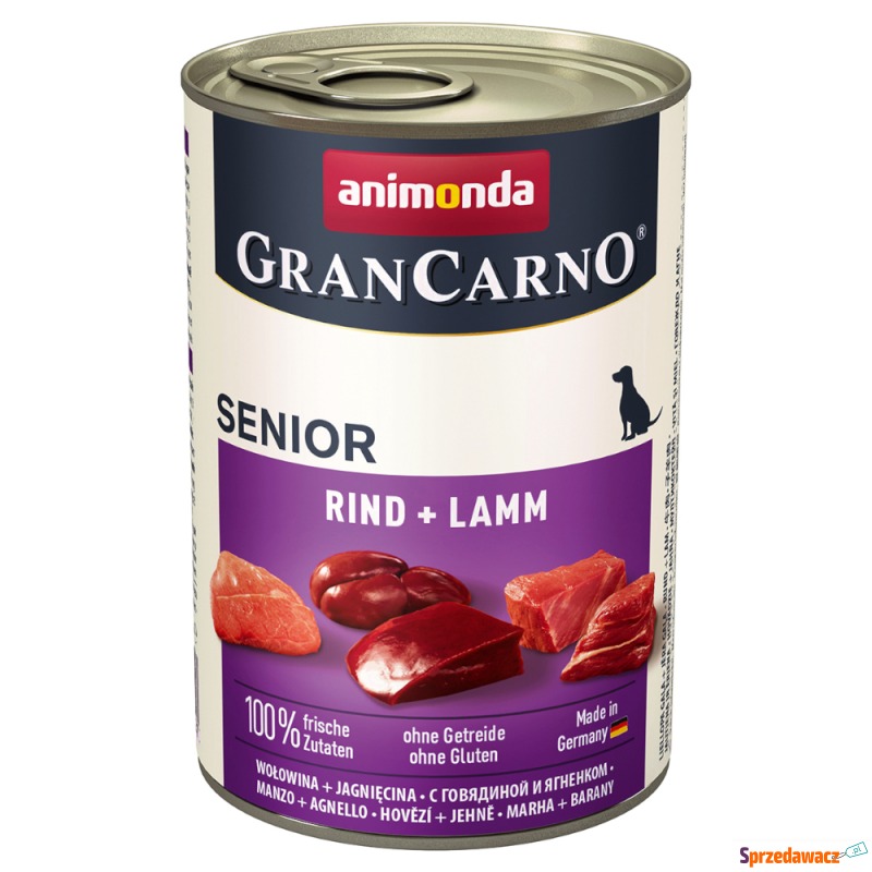 animonda GranCarno Original Senior, 6 x 400 g... - Karmy dla psów - Olsztyn