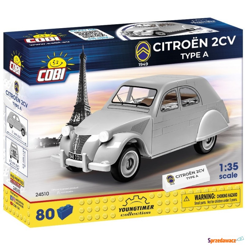 Klocki konstrukcyjne Cobi YC 24510 Citroën 2CV... - Klocki - Warszawa