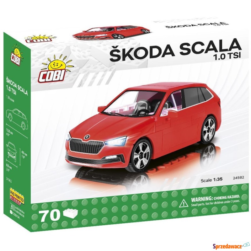 Klocki konstrukcyjne Cobi 24582 Skoda Scala 1.0... - Klocki - Malbork