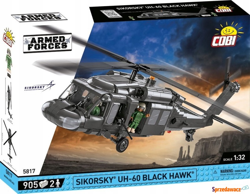 Klocki konstrukcyjne Cobi AF 5817 Sikorsky UH-60... - Klocki - Zawiercie