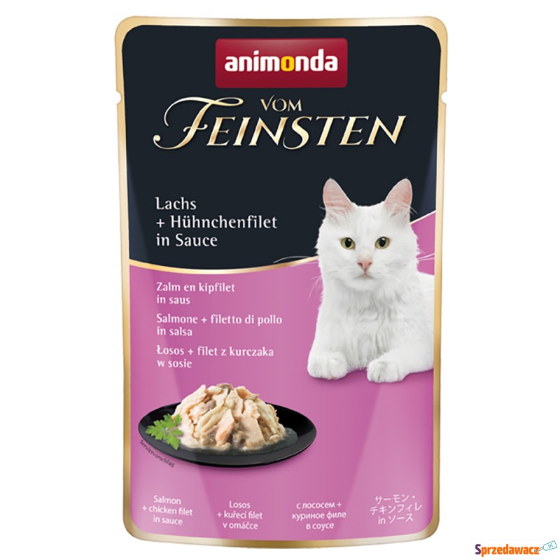 animonda vom Feinsten Adult w sosie, 18 x 50 g... - Karmy dla kotów - Wałbrzych