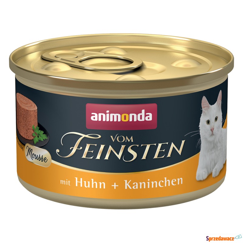 animonda vom Feinsten Adult, 12 x 85 g - Kurczak... - Karmy dla kotów - Elbląg