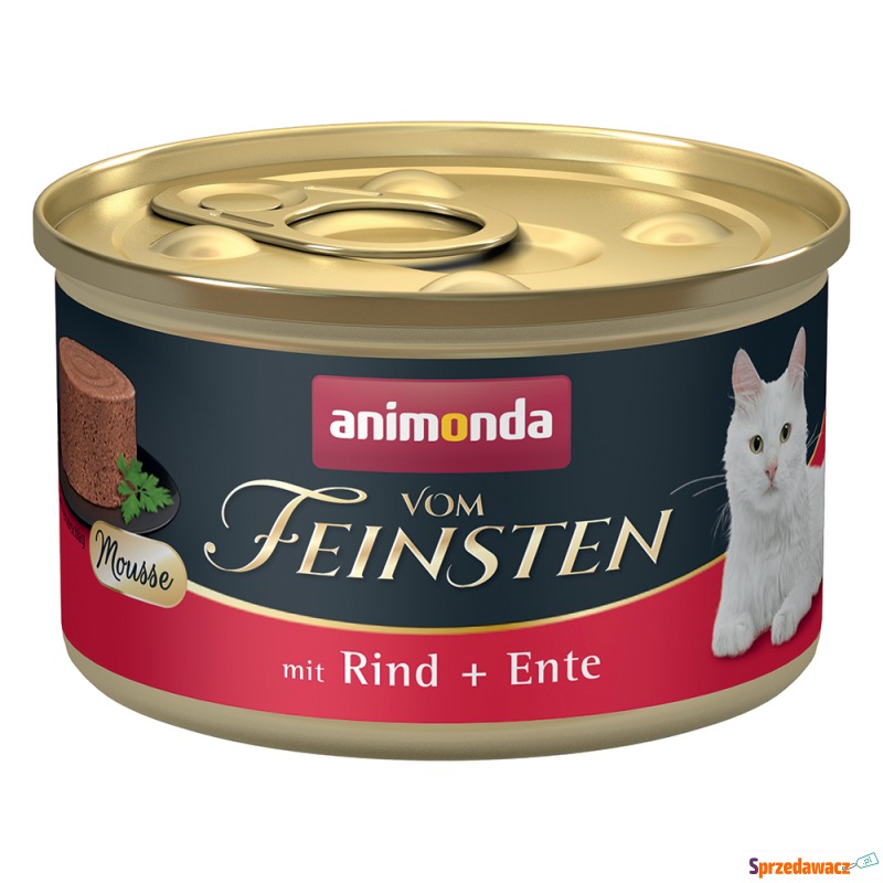 animonda vom Feinsten Adult, 12 x 85 g - Wołowina... - Karmy dla kotów - Sandomierz