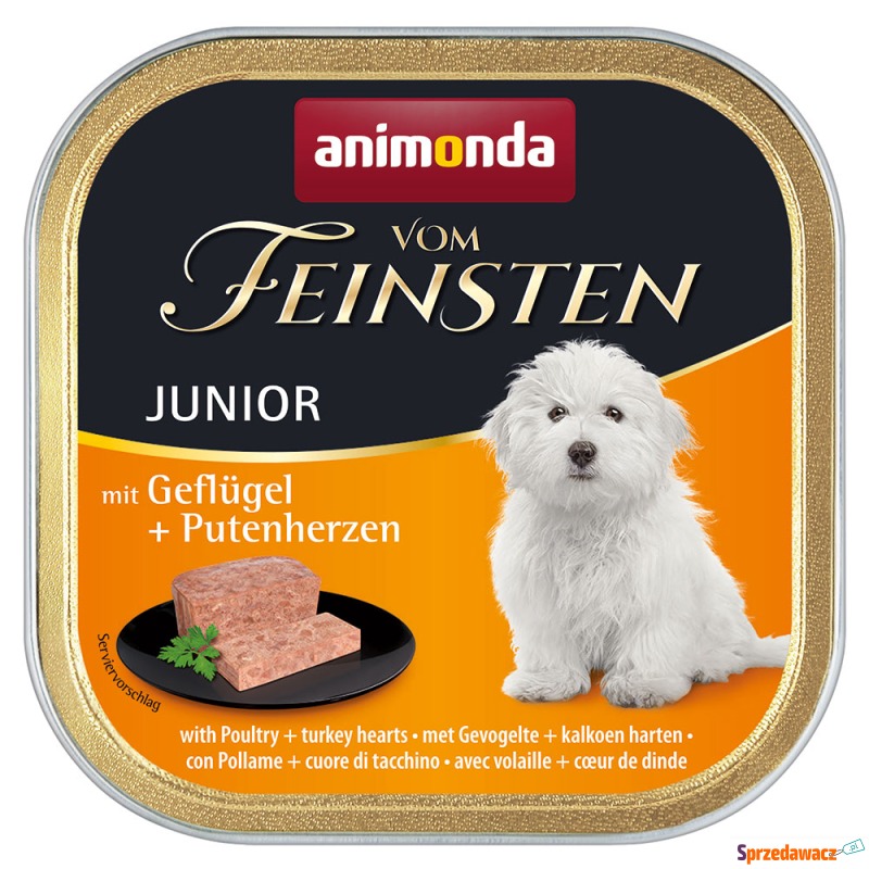 animonda vom Feinsten Junior, 6 x 150 g - Drób... - Karmy dla psów - Ruda Śląska