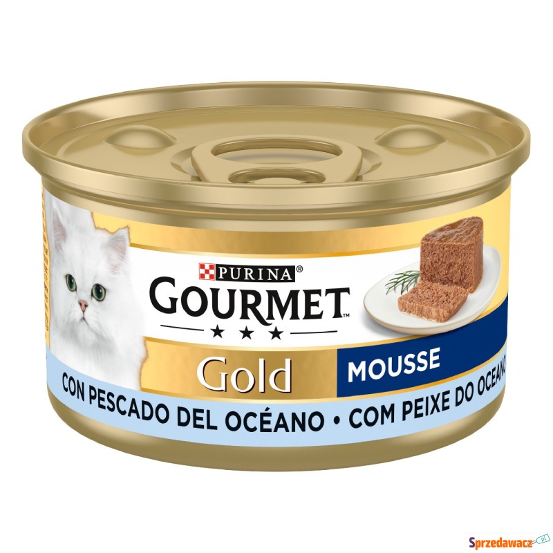 Gourmet Gold Mousse, karma mokra dla kotów, 24... - Karmy dla kotów - Elbląg