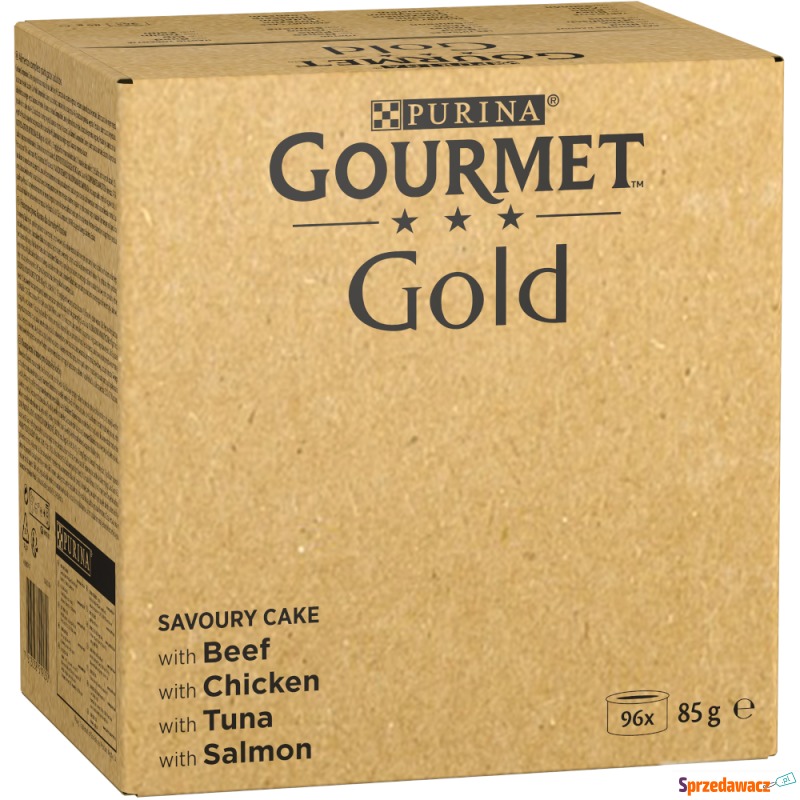 Megapakiet Gourmet Gold 96 x 85 g - Wyrafinowane... - Karmy dla kotów - Chorzów