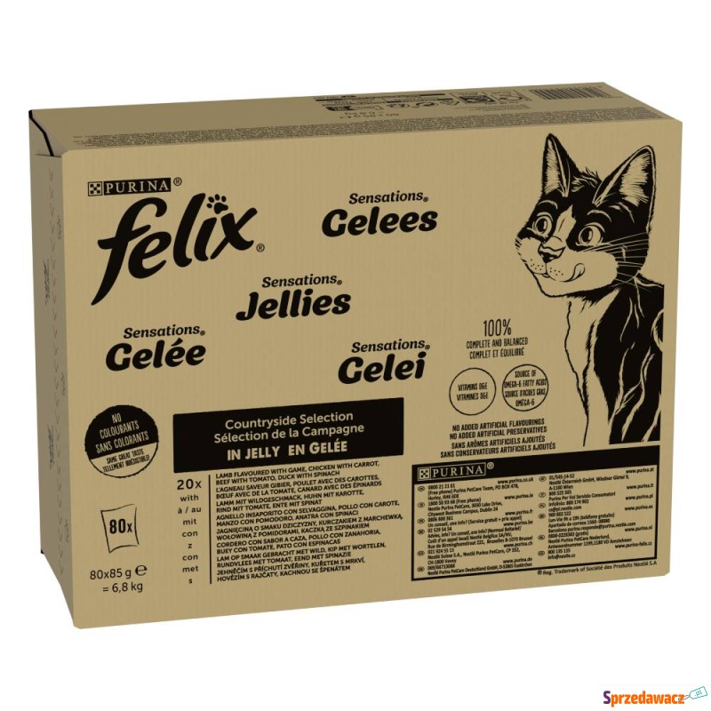 Megapakiet Felix Fanastic, Tender Slices, So gut... - Karmy dla kotów - Elbląg