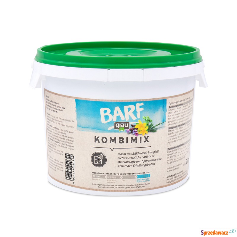 GRAU BARF KombiMix - 2 x 2 kg - Akcesoria dla psów - Władysławowo