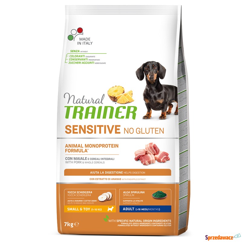 Natural Trainer Sensitive No Gluten Small & Toy,... - Karmy dla psów - Łódź