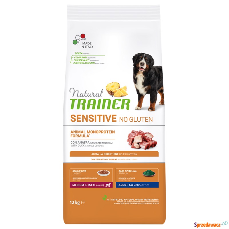 Trainer Natural Sensitive No Gluten Adult Med... - Karmy dla psów - Kielce