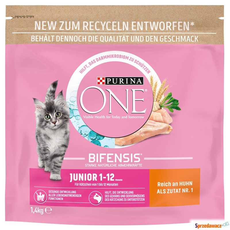 PURINA ONE Junior - 1,4 kg - Karmy dla kotów - Zieleniewo