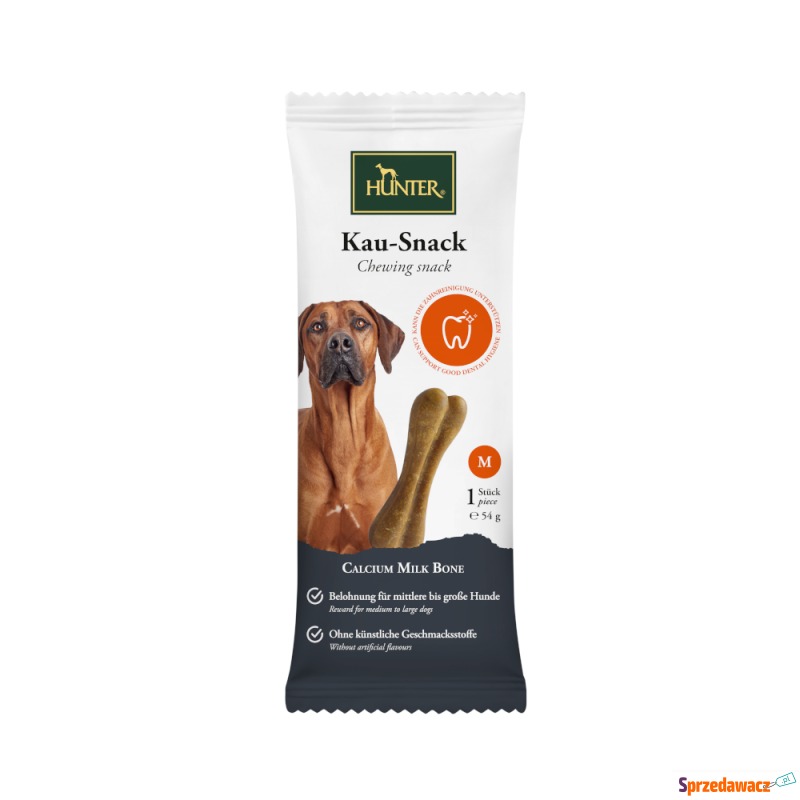 Hunter Calcium Milk Bone kość z wapniem - 54 g - Przysmaki dla psów - Paczkowo