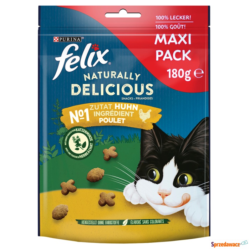 Felix Naturally Delicious - Kurczak i kocimiętka,... - Przysmaki dla kotów - Suwałki