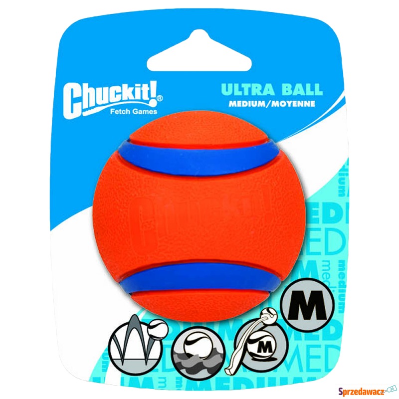 Chuckit! Ultra piłka dla psa - M, śr. 6,5 cm - Zabawki dla psów - Radom