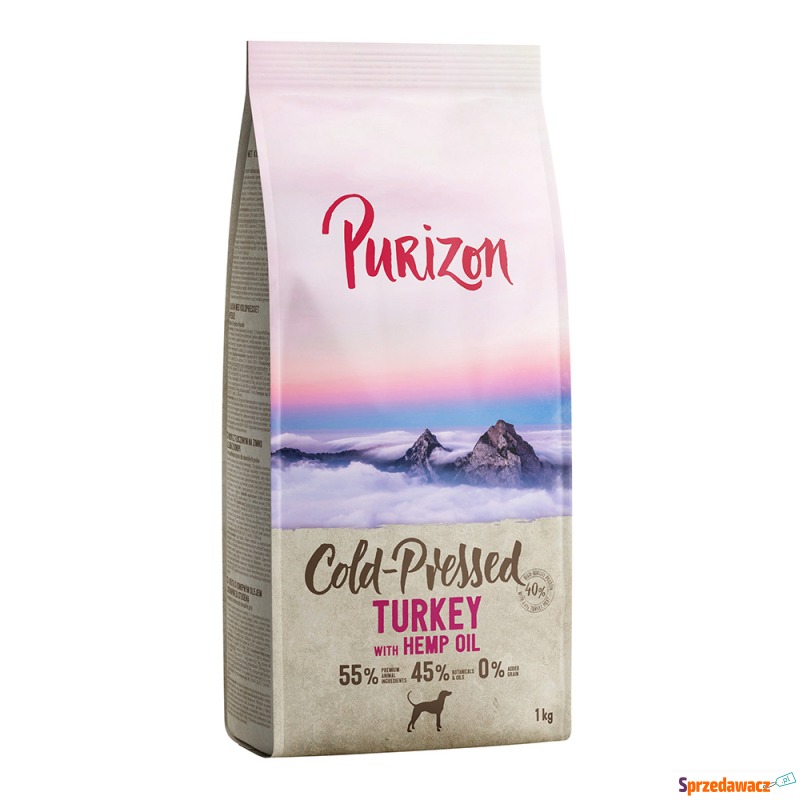 Purizon Coldpressed, indyk z olejem konopnym -... - Karmy dla psów - Zielona Góra