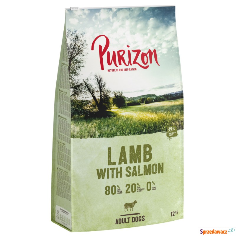 Dwupak Purizon, 2 x 12 kg - Adult, jagnięcina... - Karmy dla psów - Jelenia Góra