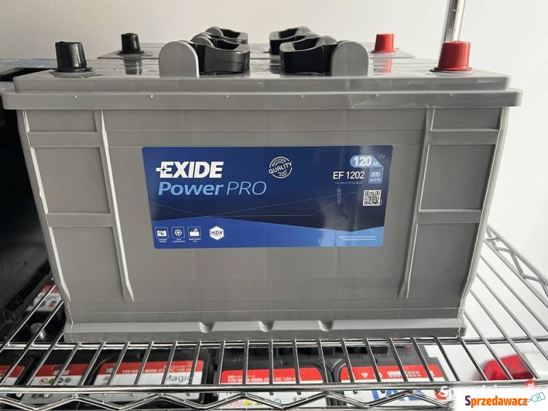 Akumulator Exide Power Pro EF1202 120Ah 870A P+ - Akumulatory - Sosnowiec