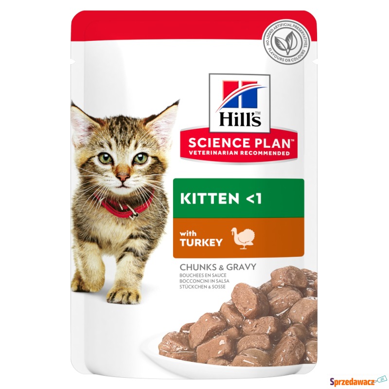 Hill's Science Plan Kitten - Indyk, 24 x 85 g - Karmy dla kotów - Bydgoszcz