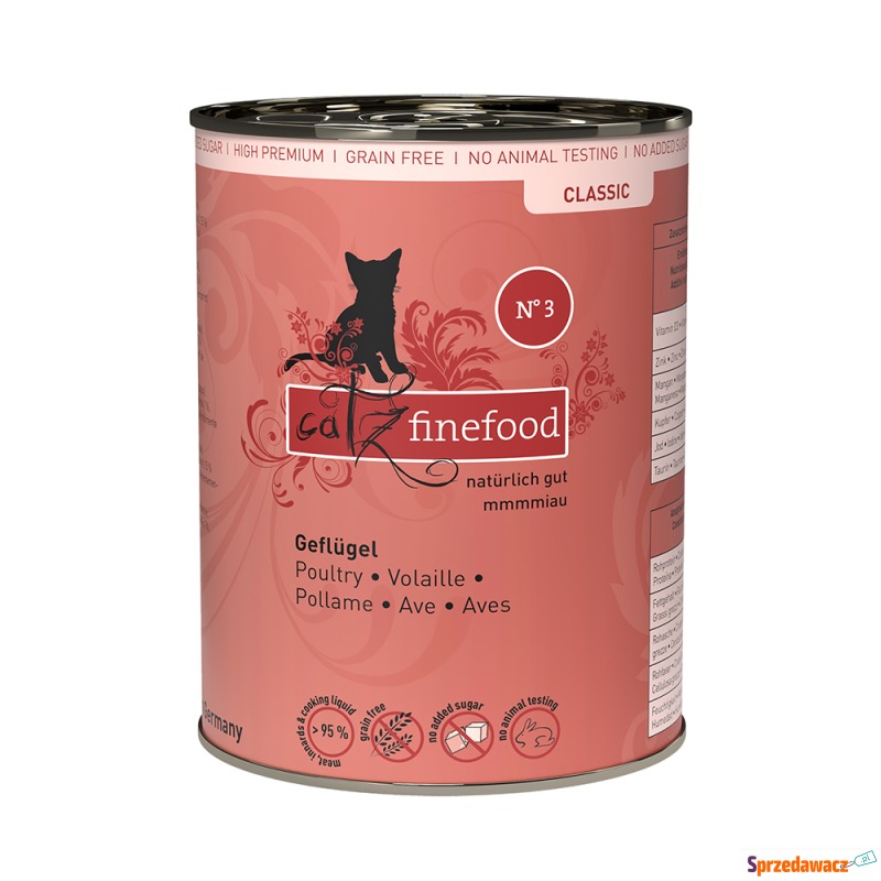 catz finefood w puszce, 6 x 400 g - Drób - Karmy dla kotów - Mysłowice