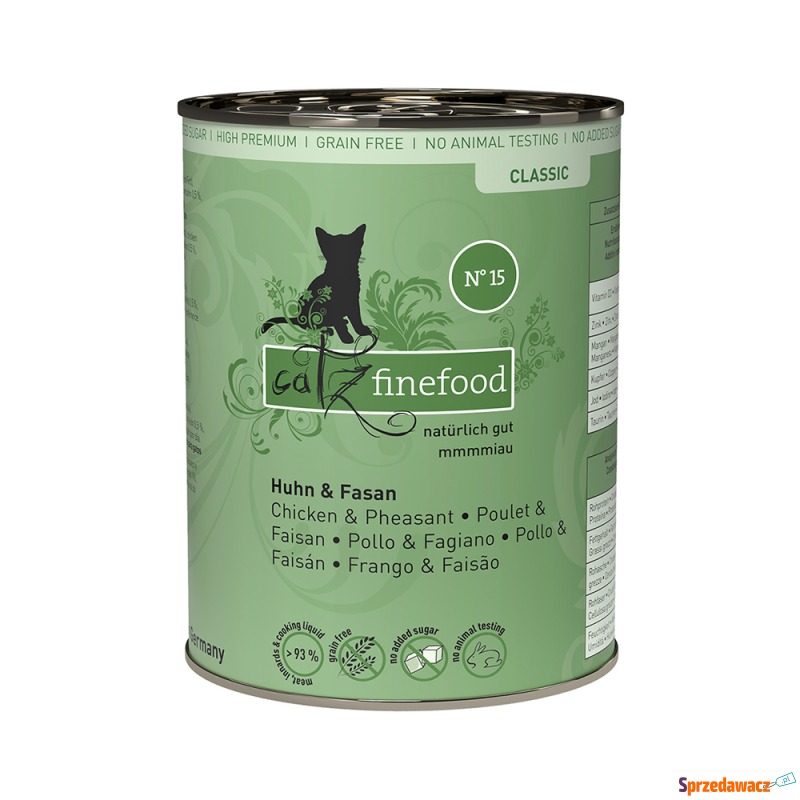 catz finefood w puszce, 6 x 400 g - Kurczak z... - Karmy dla kotów - Stryszawa