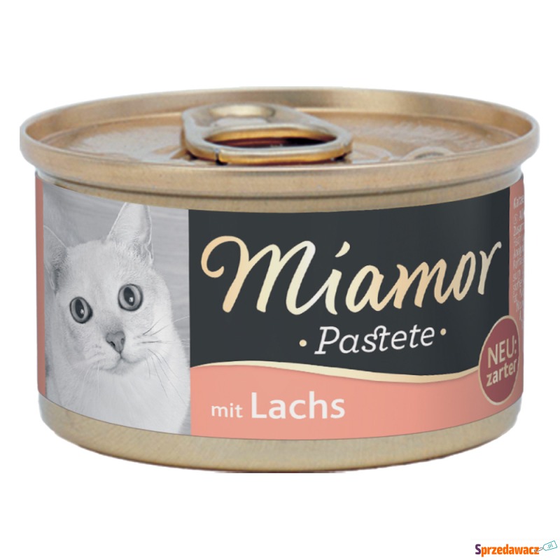 Miamor Pastete, 12 x 85 g - Łosoś - Karmy dla kotów - Sieradz