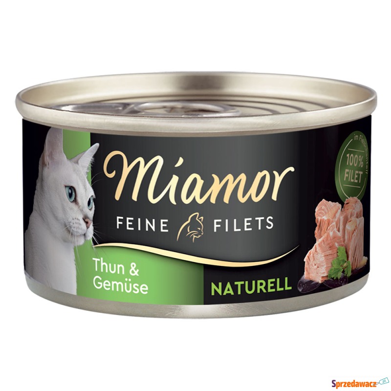 Miamor Feine Filets Naturelle, 6 x 80 g - Tuńczyk... - Karmy dla kotów - Słupsk