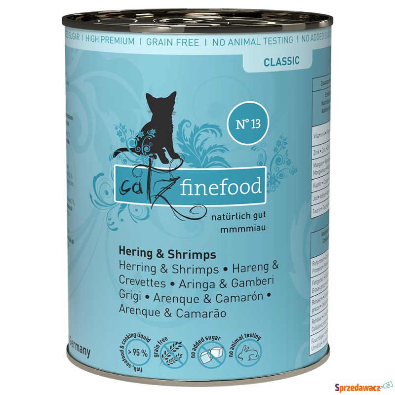 catz finefood w puszce, 6 x 400 g - Śledź z k... - Karmy dla kotów - Kraśnik