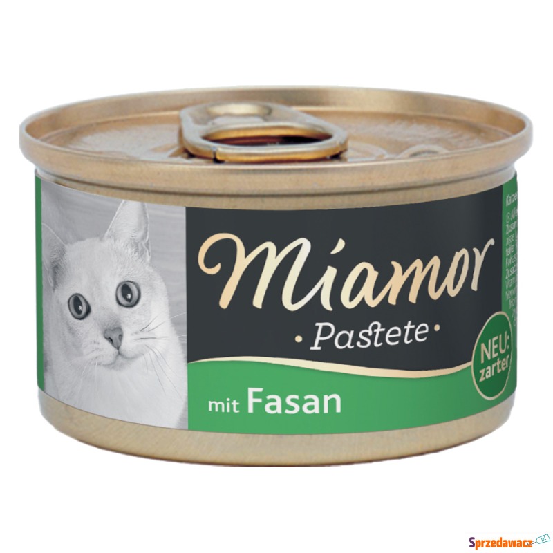 Miamor Pastete, 12 x 85 g - Bażant - Karmy dla kotów - Szczecinek