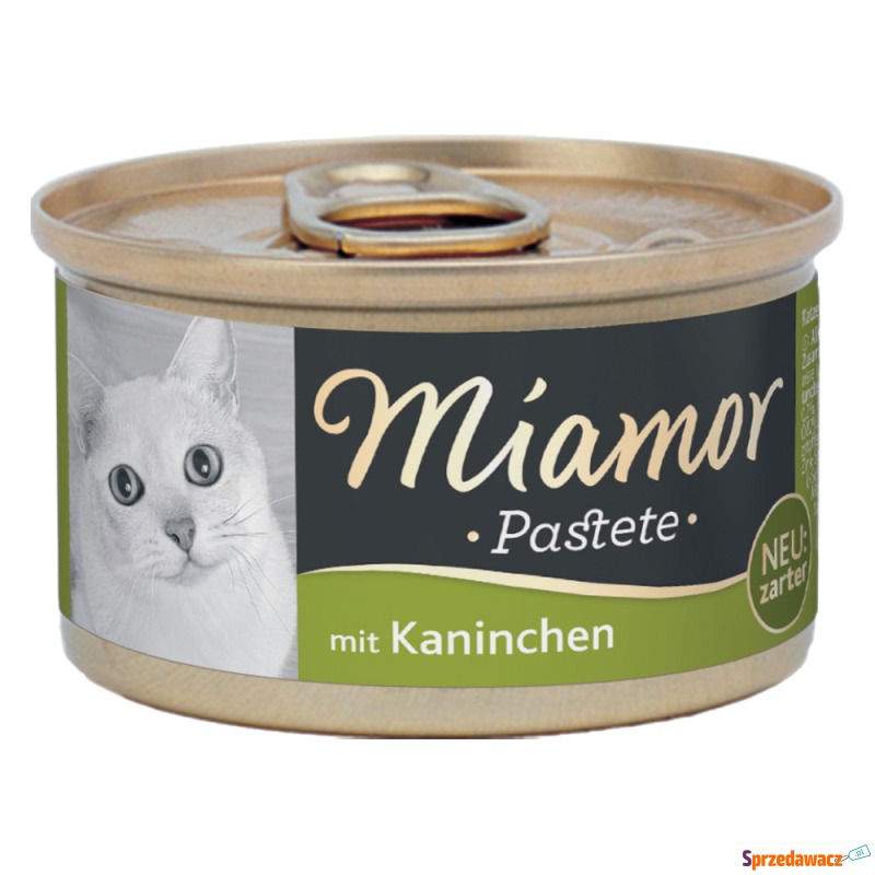 Megapakiet Miamor Pastete, 24 x 85 g - Królik - Karmy dla kotów - Grodzisk Wielkopolski