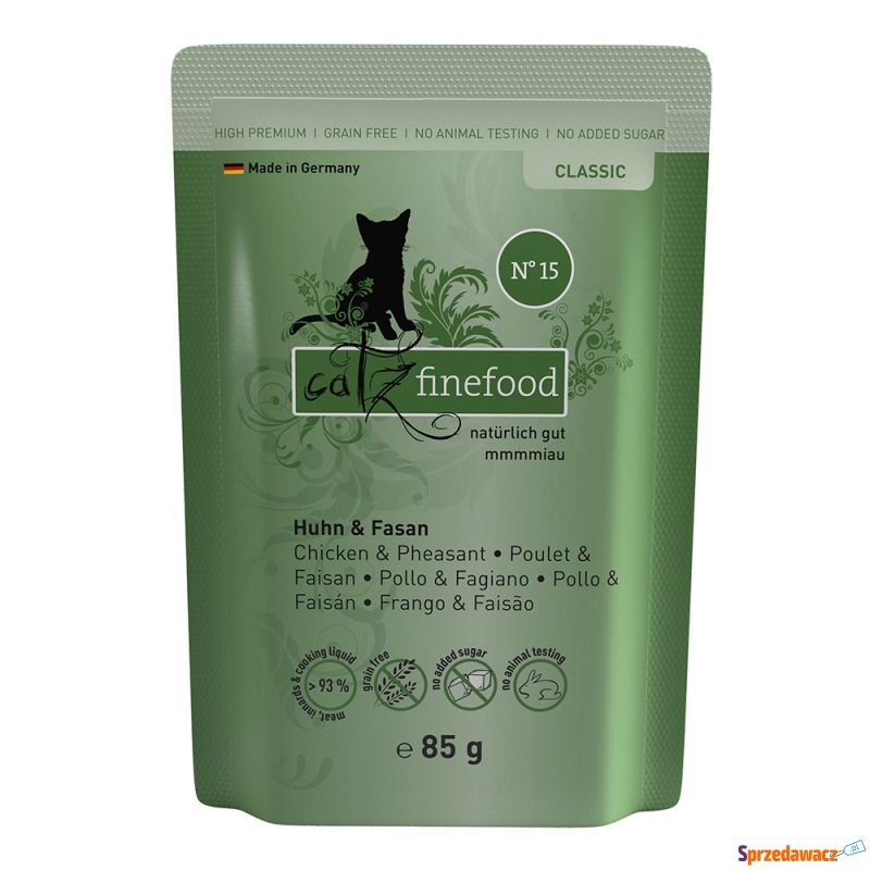 catz finefood w saszetkach, 8 x 85 g - Kurczak... - Karmy dla kotów - Kalisz