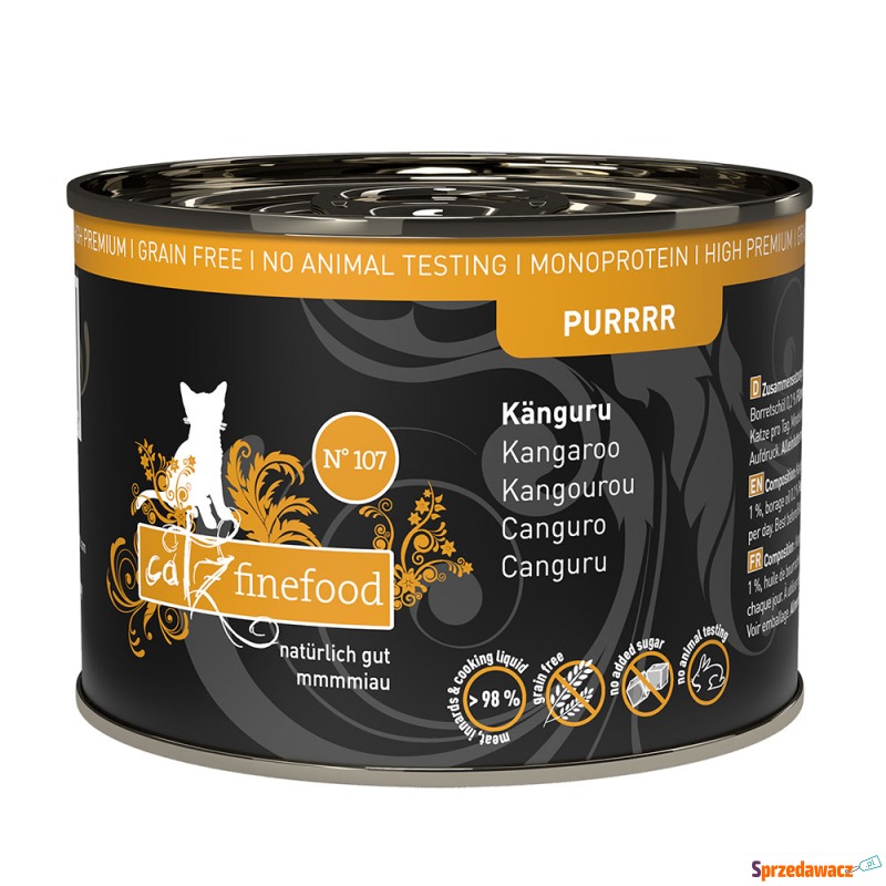 catz finefood Purrrr w puszkach, 6 x 200 g / 190... - Karmy dla kotów - Wrocław