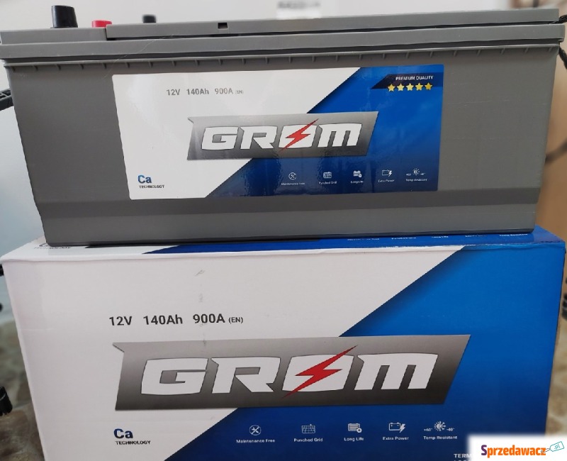 Akumulator GROM Premium 140Ah 900A - Akumulatory - Sosnowiec