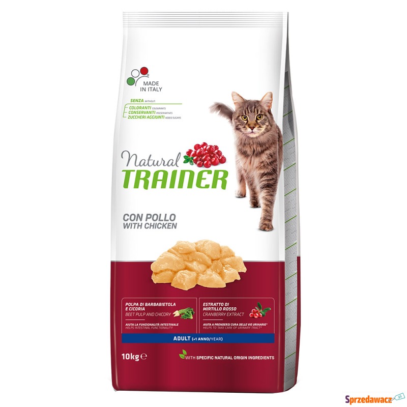 Natural Trainer Adult, z kurczakiem - 2 x 10 kg - Karmy dla kotów - Dąbrowa Górnicza