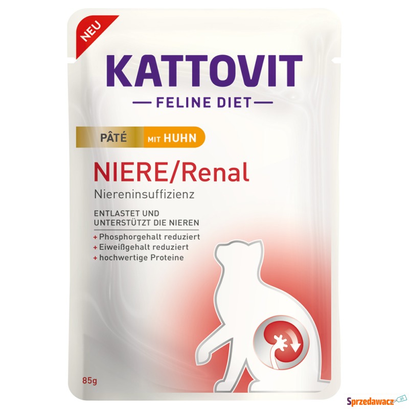 Korzystny pakiet Kattovit Renal Paté, 30 x 85... - Karmy dla kotów - Dąbrowa Górnicza