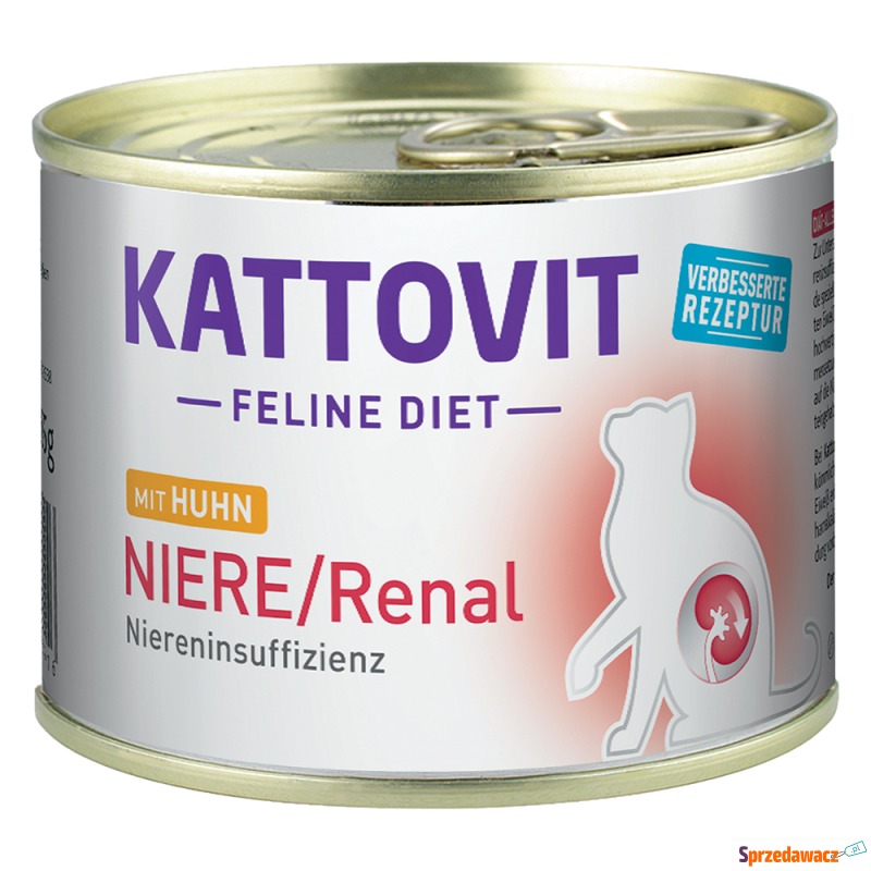 Kattovit Niere/Renal - Kurczak, 6 x 185 g - Karmy dla kotów - Suwałki