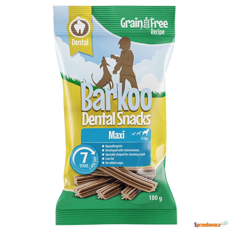 Barkoo Dental Snacks 7 sztuk - BEZZBOŻOWA rec... - Przysmaki dla psów - Bielsko-Biała