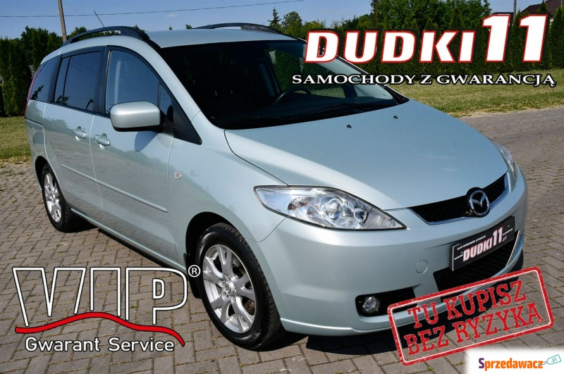 Mazda 5 - 1,8b DUDKI11 7 Foteli,Hak,Parktronic,... - Samochody osobowe - Kutno