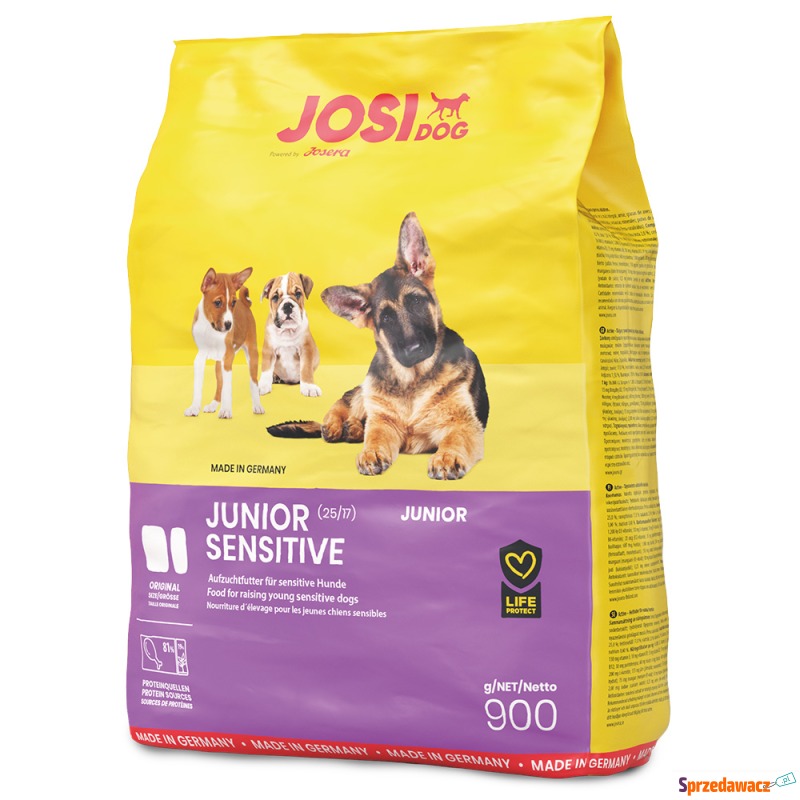 JosiDog Junior Sensitive - 900 g - Karmy dla psów - Police