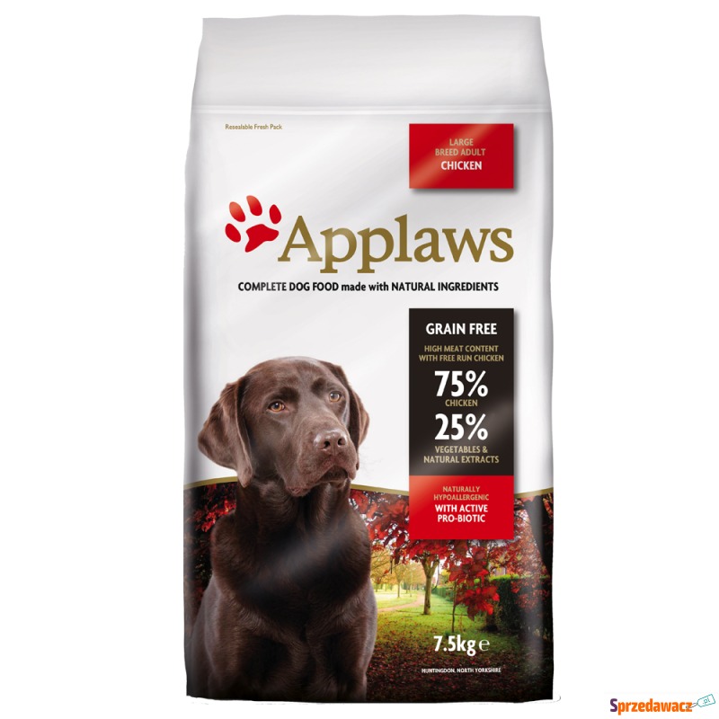 Applaws Adult Large Breed, kurczak - 7,5 kg - Karmy dla psów - Szczecinek