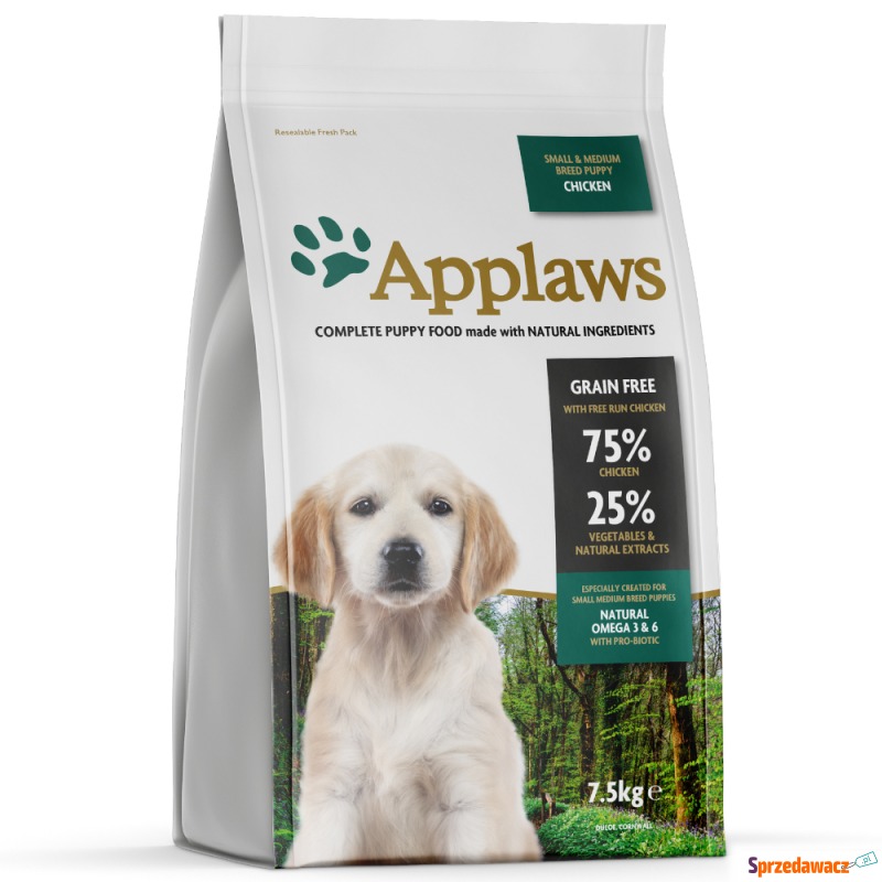 Dwupak Applaws  - Puppy Small & Medium Breed,... - Karmy dla psów - Brzeg