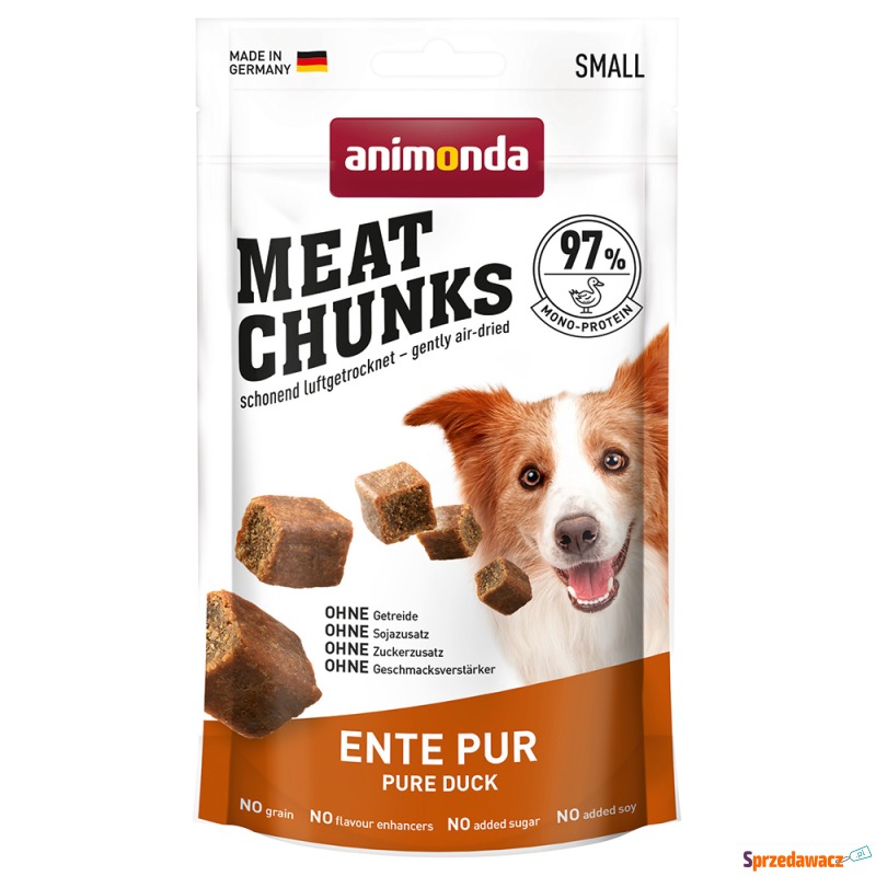 animonda Meat Chunks Small - Kaczka, 4 x 60 g - Przysmaki dla psów - Głogów