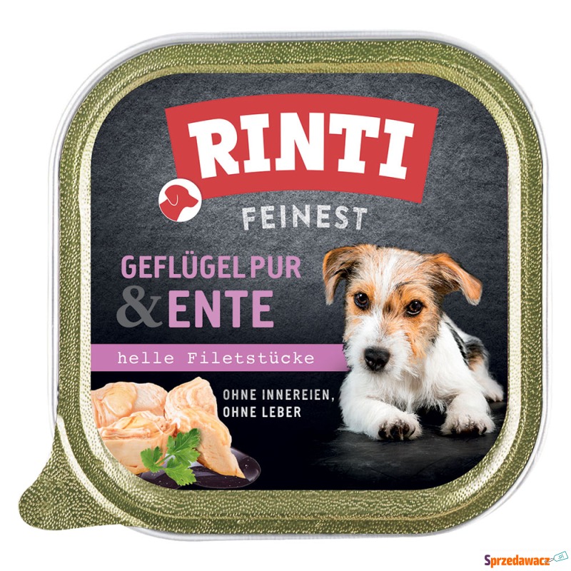 RINTI Feinest, 11 x 150 g - Czyste mięso drobiowe... - Karmy dla psów - Kołobrzeg