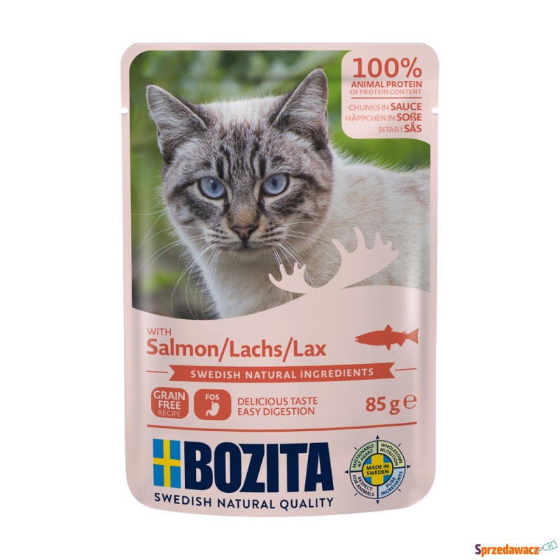 Bozita kawałki w sosie, saszetki, 12 x 85 g -... - Karmy dla kotów - Konin