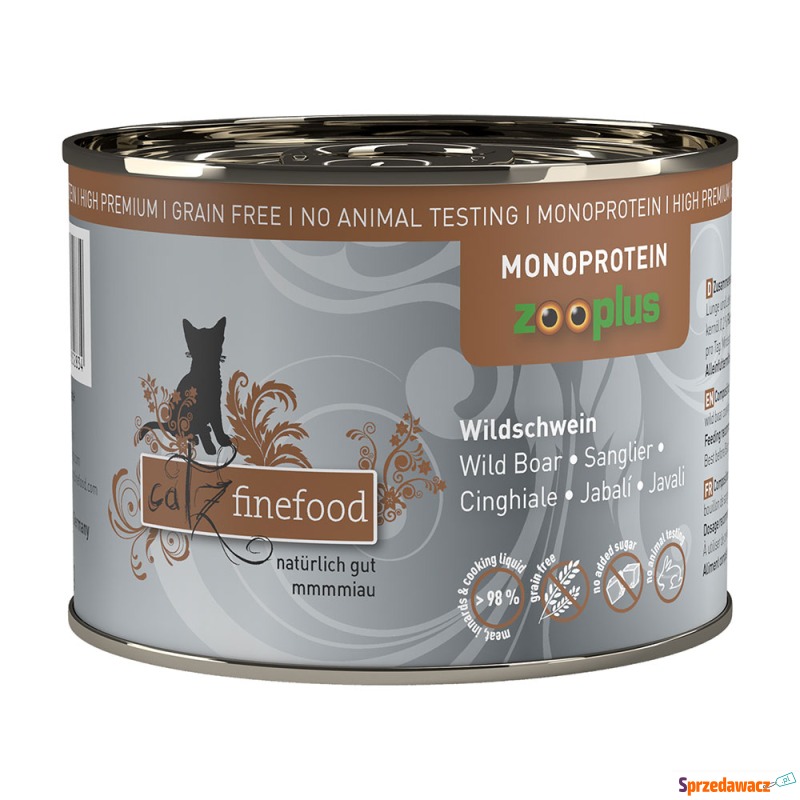 catz finefood monoproteinowa zooplus 6 x 200 g... - Karmy dla kotów - Zielona Góra