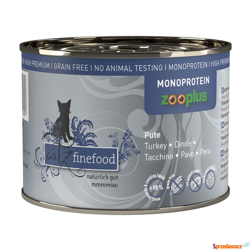 catz finefood monoproteinowa zooplus 6 x 200 g... - Karmy dla kotów - Chojnice