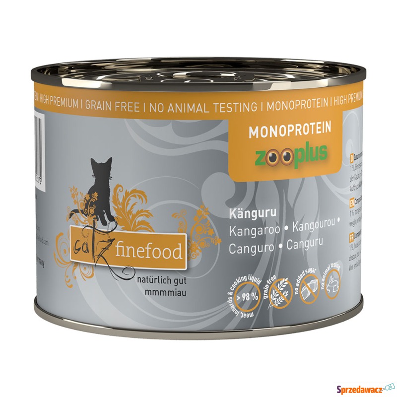 catz finefood monoproteinowa zooplus 6 x 200 g... - Karmy dla kotów - Czaplinek