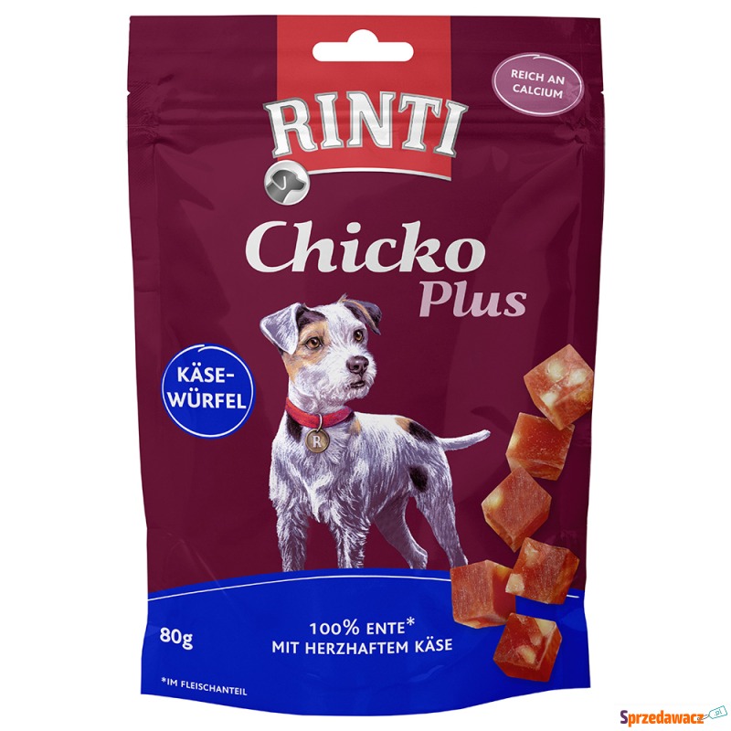 RINTI Chicko Plus, ser i kawałki kaczki - 80 g - Przysmaki dla psów - Kędzierzyn-Koźle