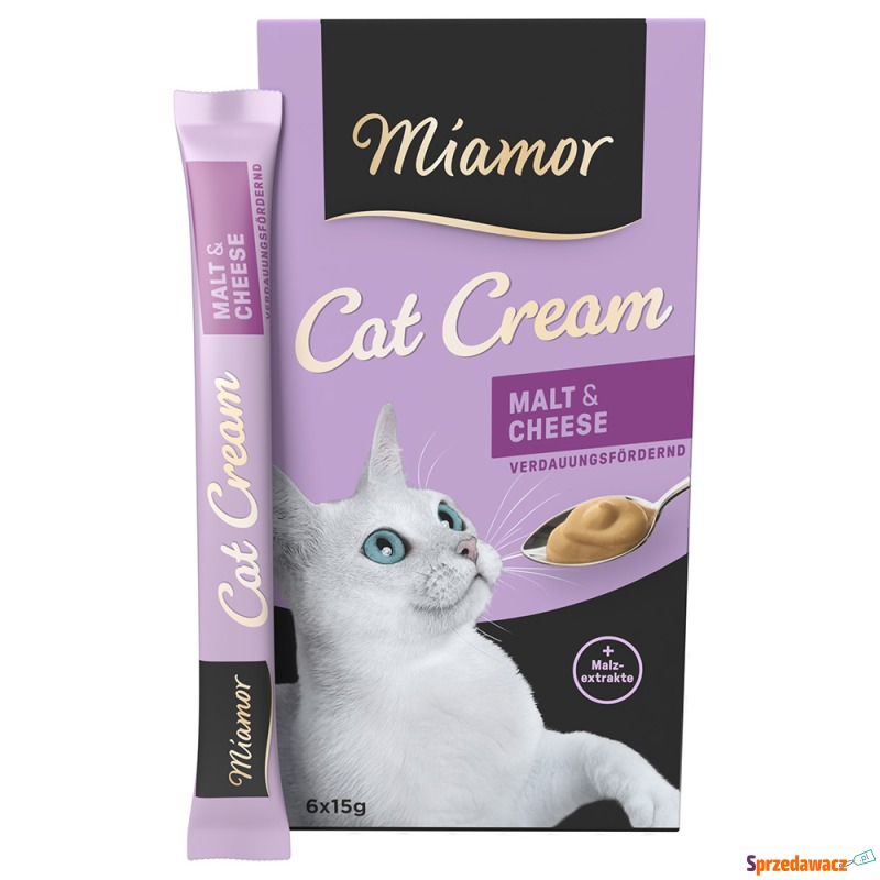 Miamor Cat Snack pasta słodowa z serem - 66 x... - Przysmaki dla kotów - Elbląg