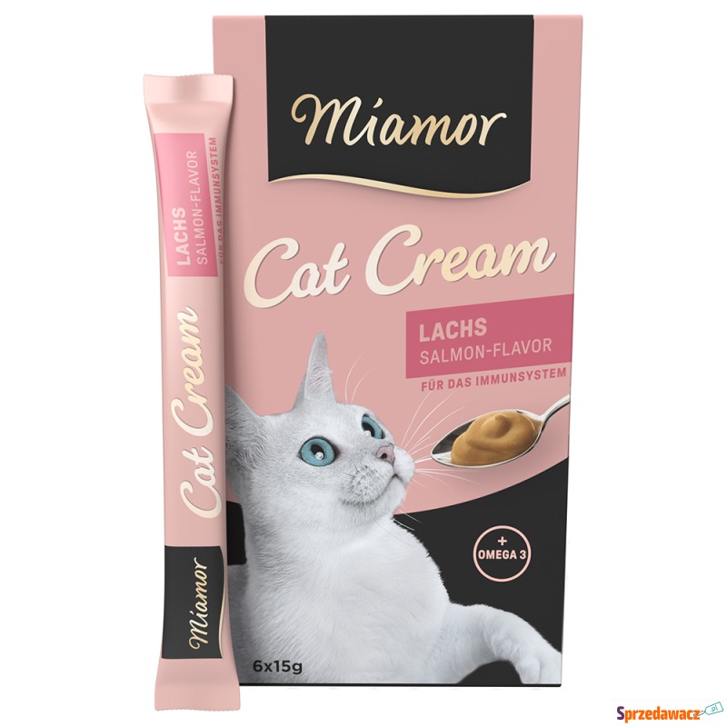 Miamor Cat Snack pasta z łososiem - 66 x 15 g - Przysmaki dla kotów - Mysłowice